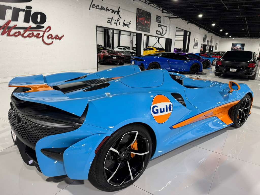 2021 McLaren Elva chassis #88/149 for the world, factory painted Gulf Racing livery Fort Lauderdale FL