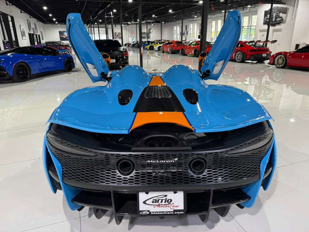 2021 McLaren Elva chassis #88/149 for the world, factory painted Gulf Racing livery Fort Lauderdale FL