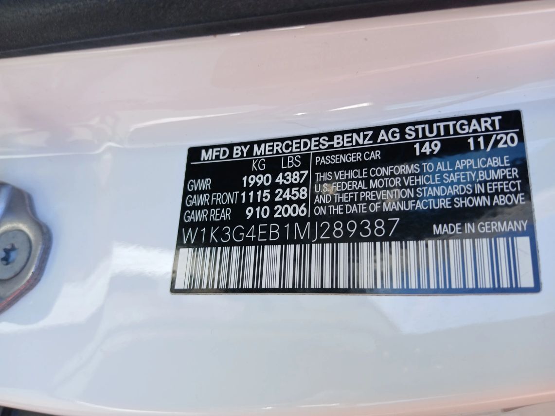2021 Mercedes-Benz A-Class A 220 Sedan 4D Maitland FL