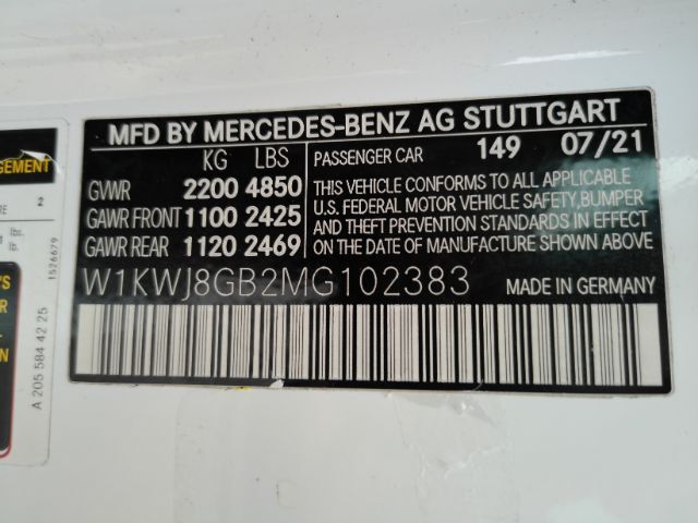 2021 Mercedes-Benz AMG C 63 C Class Plano TX