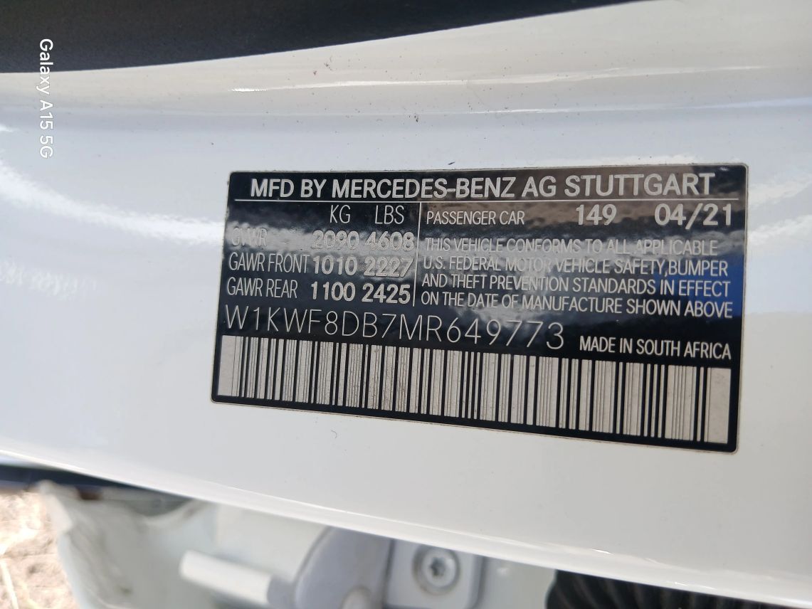2021 Mercedes-Benz C-Class C 300 Sedan 4D Maitland FL