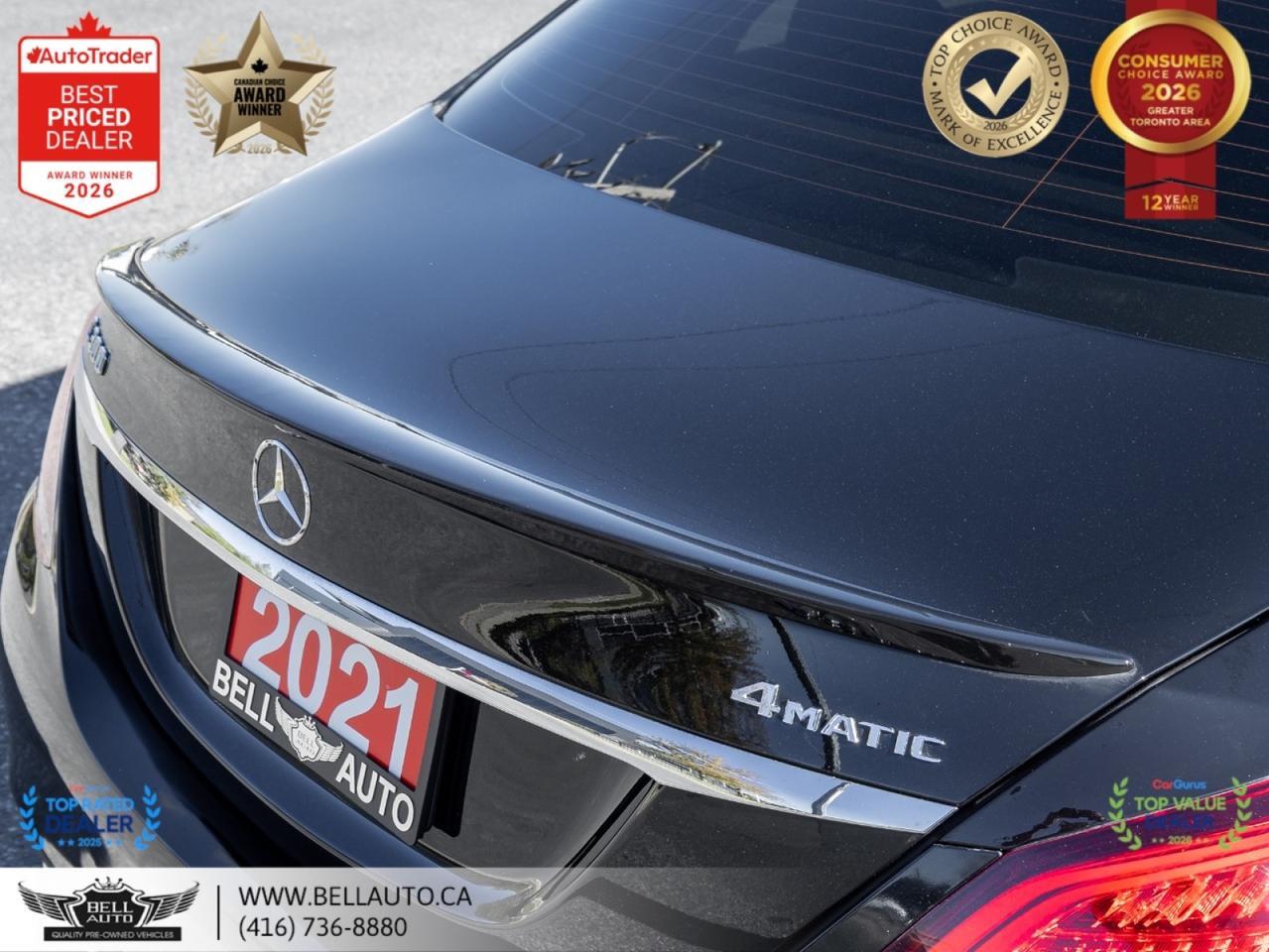 2021 Mercedes-Benz C-Class C300 | AMGPKG | NIGHTPKG | PRMPKG | NAVI | 360CAM | PANO | BRMSTR | NOACCIDENT Toronto ON