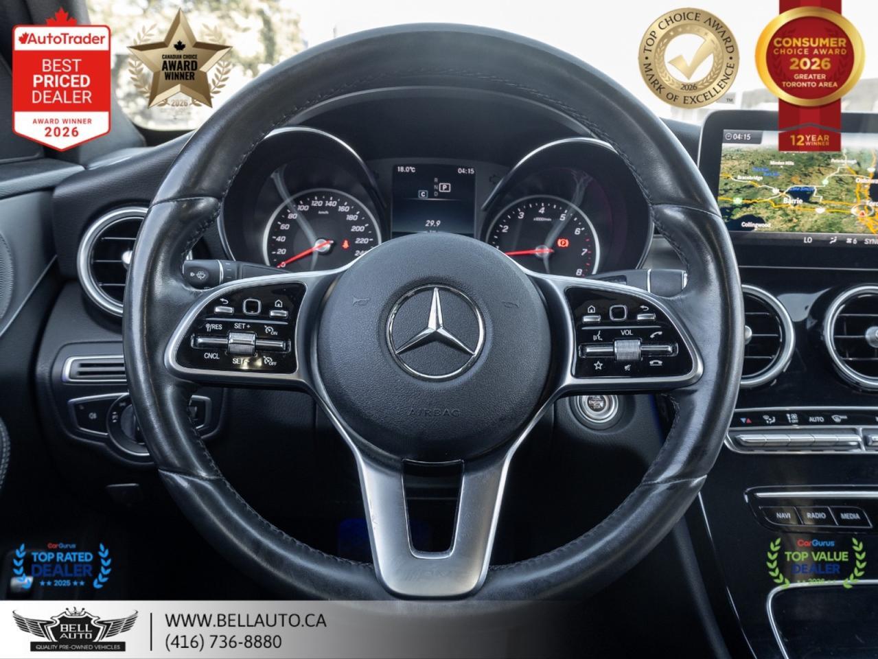 2021 Mercedes-Benz C-Class C300 | AMGPKG | NIGHTPKG | PRMPKG | NAVI | 360CAM | PANO | BRMSTR | NOACCIDENT Toronto ON
