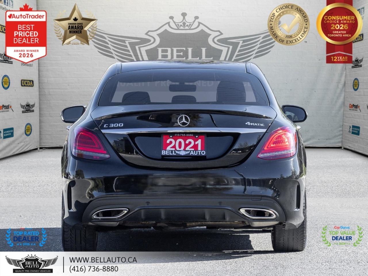 2021 Mercedes-Benz C-Class C300 | AMGPKG | NIGHTPKG | PRMPKG | NAVI | 360CAM | PANO | BRMSTR | NOACCIDENT Toronto ON