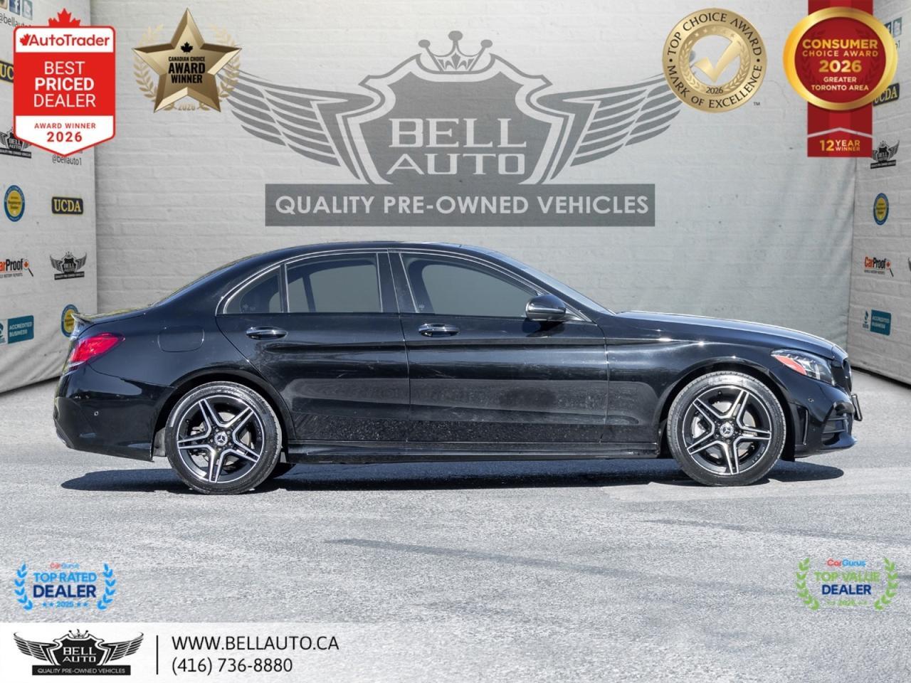 2021 Mercedes-Benz C-Class C300 | AMGPKG | NIGHTPKG | PRMPKG | NAVI | 360CAM | PANO | BRMSTR | NOACCIDENT Toronto ON