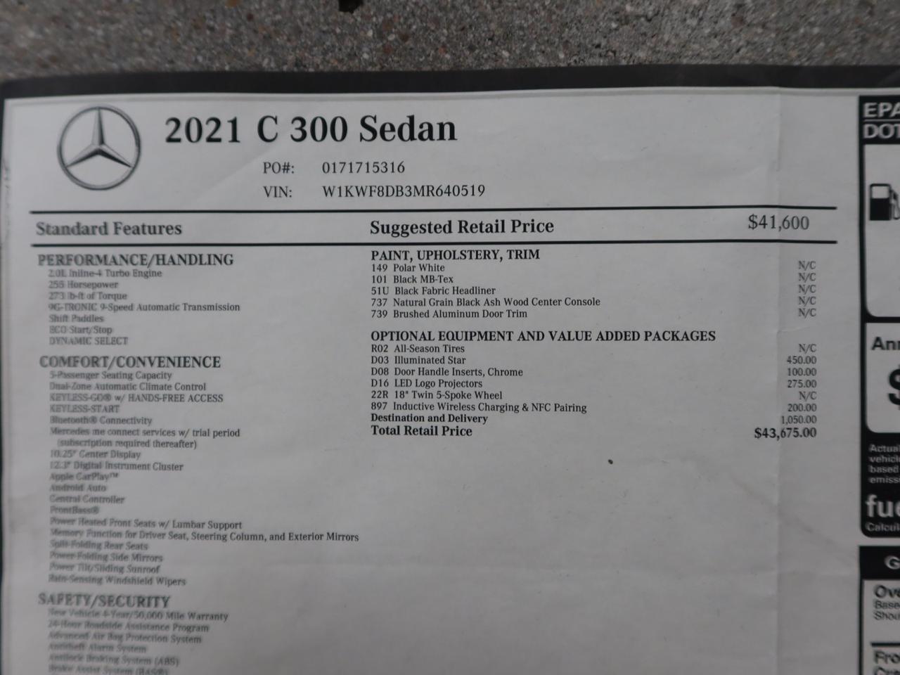 2021 Mercedes-Benz C300 Only 27k Miles 1-Owner CPO Warranty Scottsdale AZ