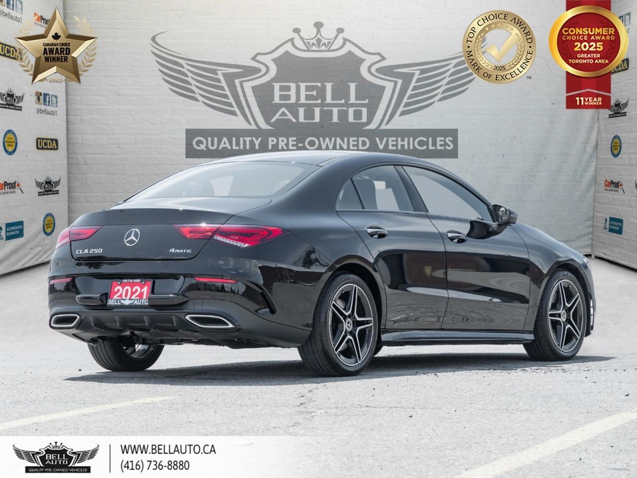 2021 Mercedes-Benz CLA 250 | AMGPKG | NIGHTPKG | 360CAM | NAVI | PANO | BACKUPCAM | APPLECARPLAY® | WIRELESSCHARGING Toronto ON