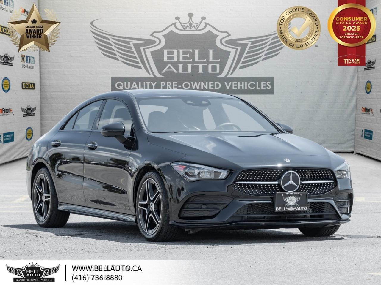 2021 Mercedes-Benz CLA 250 | AMGPKG | NIGHTPKG | 360CAM | NAVI | PANO | BACKUPCAM | APPLECARPLAY® | WIRELESSCHARGING Toronto ON