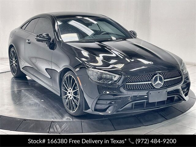 Used 21 Mercedes Benz E Class E 450 Coupe Amg Sport Nav Cam Pano Clmt Sts in W In Plano Tx