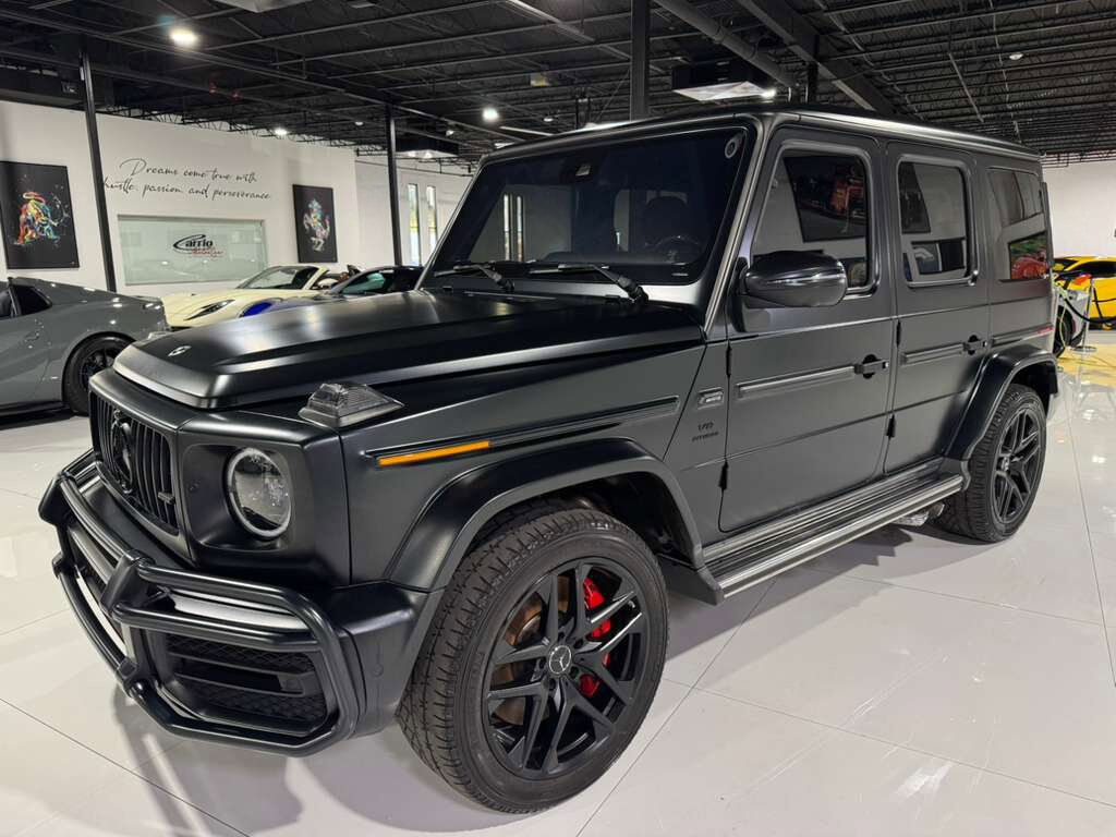 2021 Mercedes-Benz G-Class AMG G 63 Night Black Magno paint,interior carbon trim,dinamica headliner,Burmester High-End & MORE!!