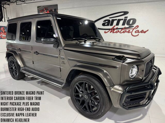 2021 Mercedes-Benz G-Class AMG G 63 Sintered Bronze Magno paint,Night Package,Exclusive Nappa leather,Burmester HighEnd & MORE! Fort Lauderdale FL