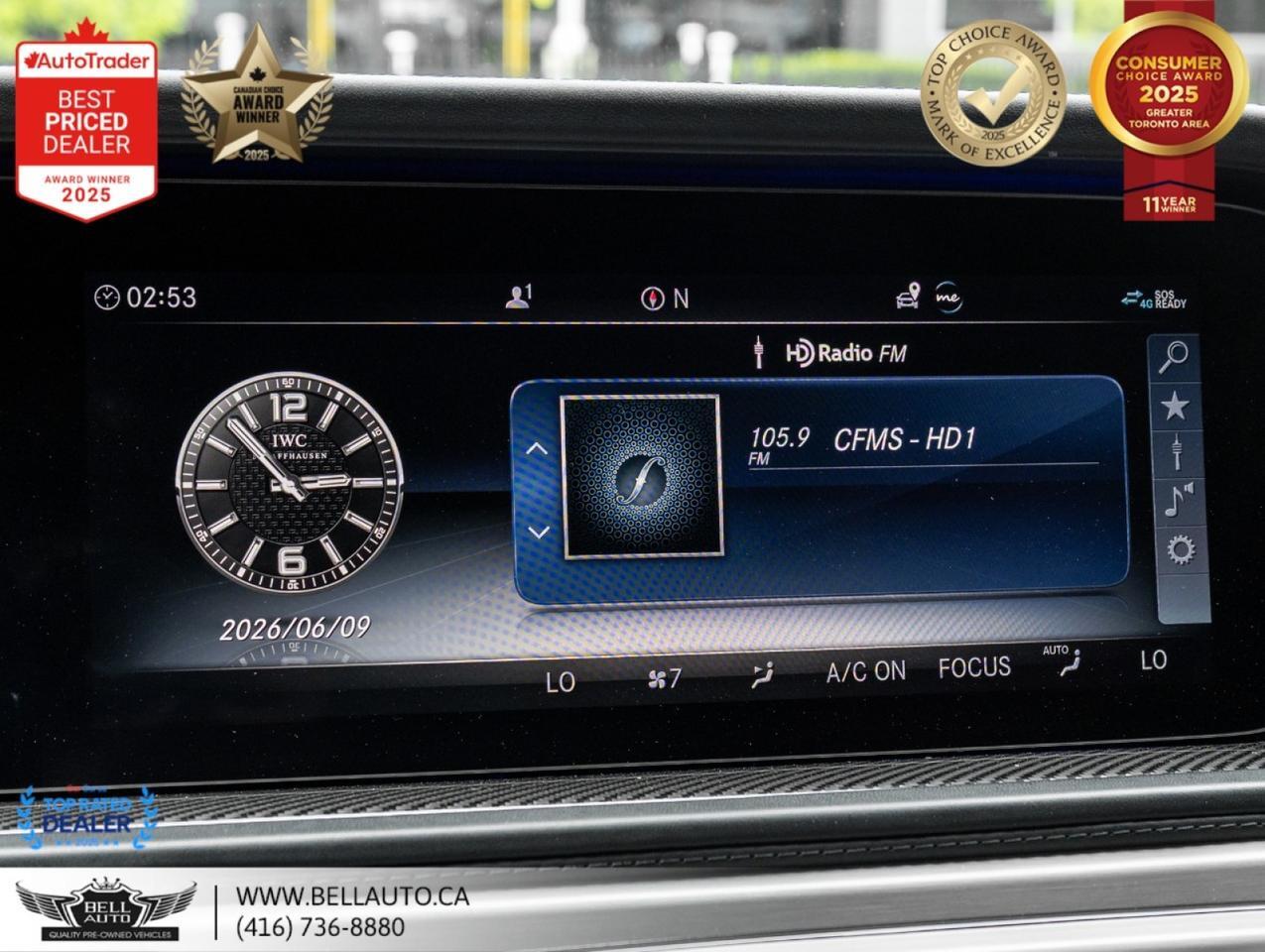 2021 Mercedes-Benz G-Class AMG G63 | NIGHTPKG | CRBNFBRTRIM | BRMSTR | IWC WATCH | UPGRDRIMS | NOACCIDENT Toronto ON