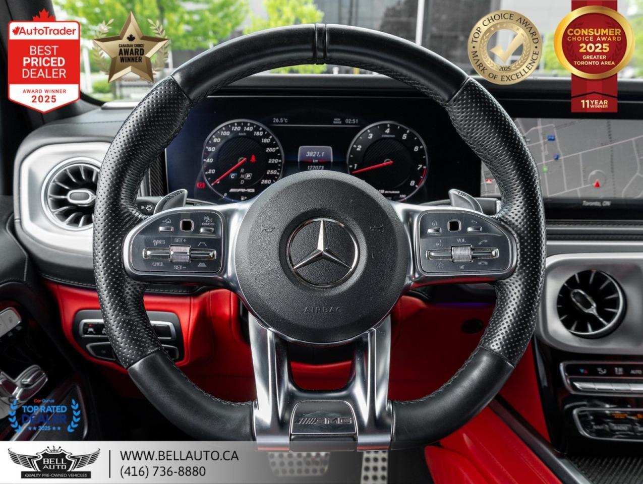 2021 Mercedes-Benz G-Class AMG G63 | NIGHTPKG | CRBNFBRTRIM | BRMSTR | IWC WATCH | UPGRDRIMS | NOACCIDENT Toronto ON
