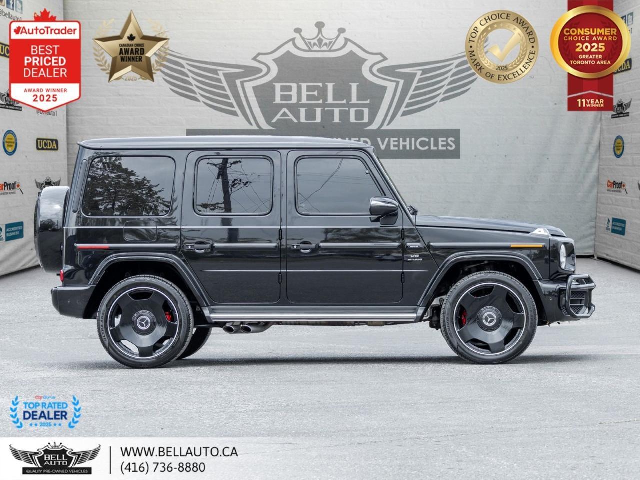 2021 Mercedes-Benz G-Class AMG G63 | NIGHTPKG | CRBNFBRTRIM | BRMSTR | IWC WATCH | UPGRDRIMS | NOACCIDENT Toronto ON