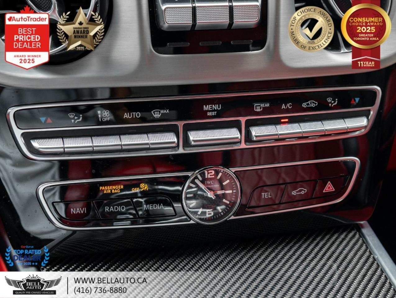 2021 Mercedes-Benz G-Class AMG G63 | NIGHTPKG | CRBNFBRTRIM | BRMSTR | IWC WATCH | UPGRDRIMS | NOACCIDENT Toronto ON
