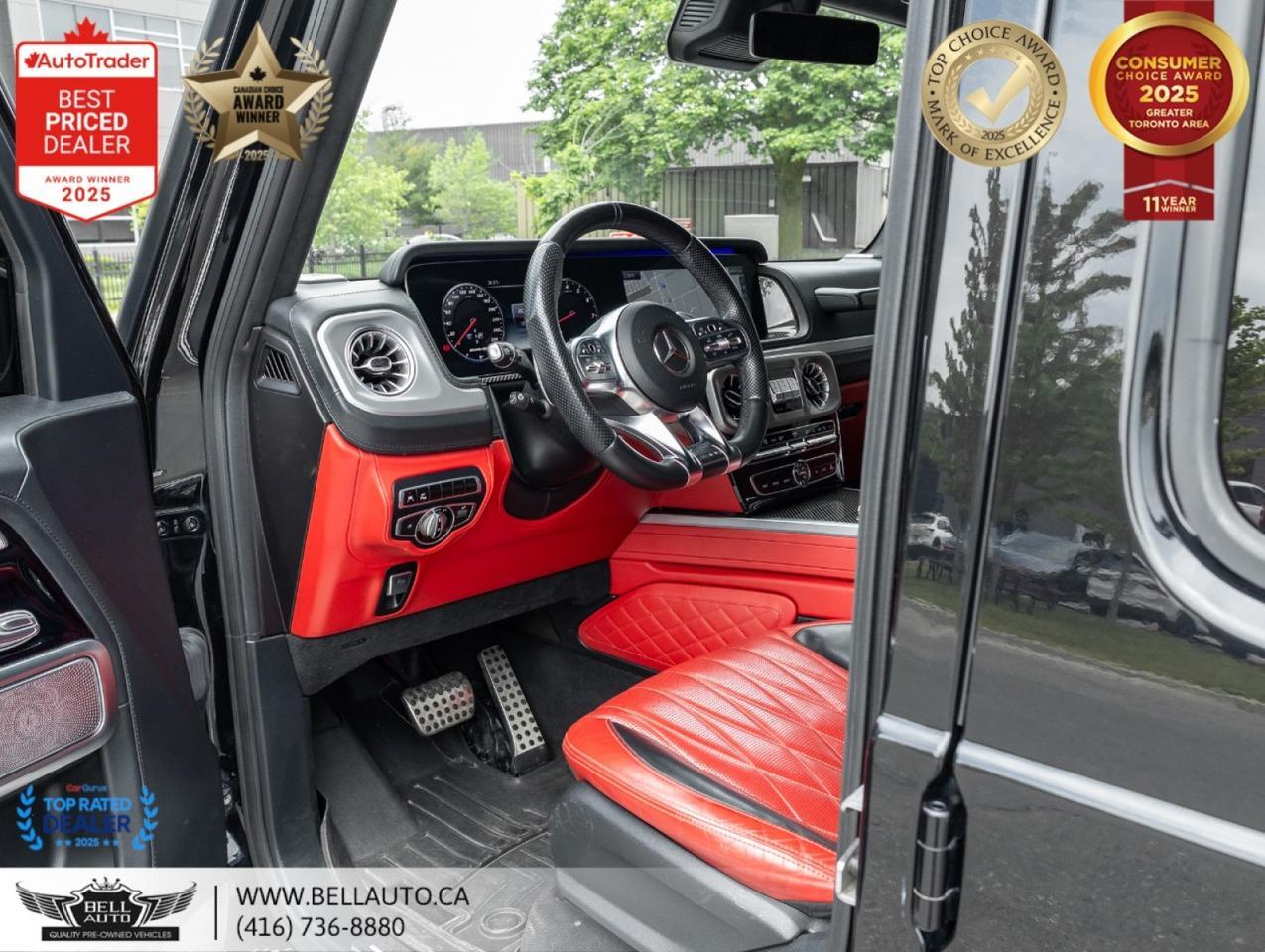 2021 Mercedes-Benz G-Class AMG G63 | NIGHTPKG | CRBNFBRTRIM | BRMSTR | IWC WATCH | UPGRDRIMS | NOACCIDENT Toronto ON