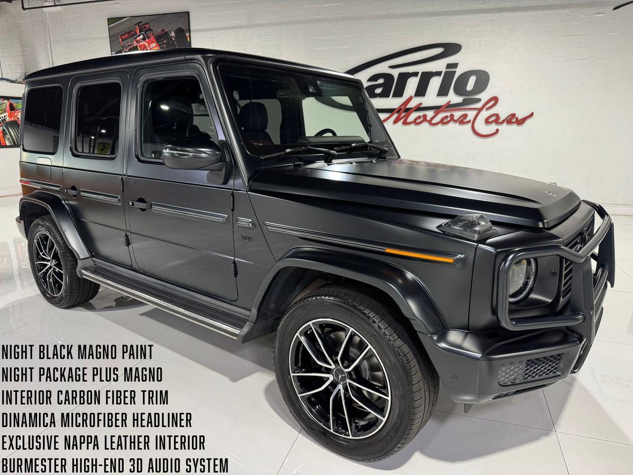 2021 Mercedes-Benz G-Class G 550 G manufaktur paint, Night Package, Burmester High-End, Exclusive Nappa Leather AND MUCH MORE!! Fort Lauderdale FL