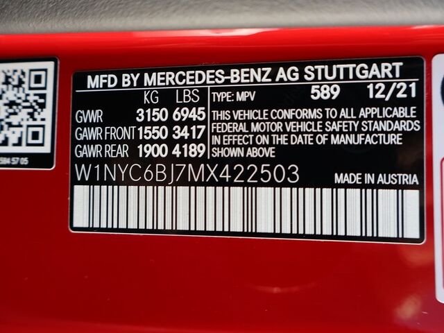 2021 Mercedes-Benz G-Class G 550 Oshkosh WI