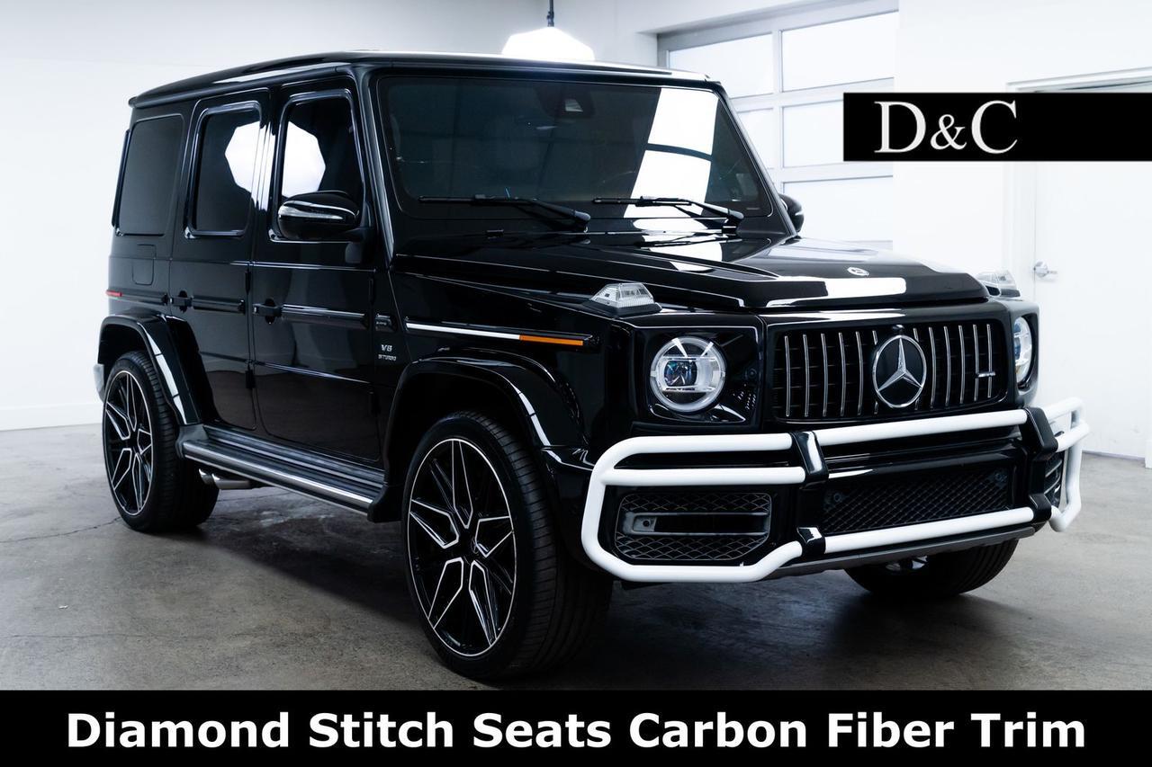 2021 Mercedes-Benz G-Class G 63 AMG&reg; Diamond Stitch Seats Carbon Fiber Trim