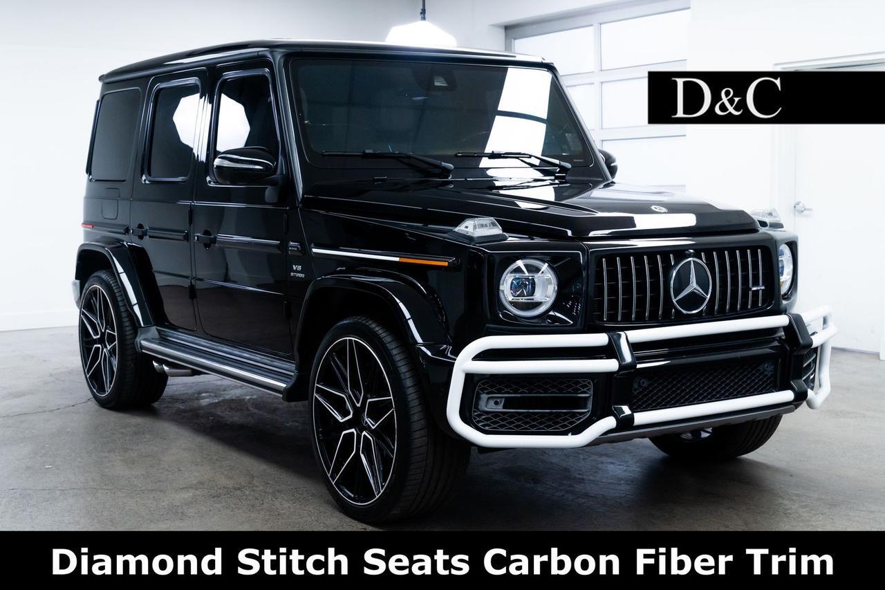 2021 Mercedes-Benz G-Class G 63 AMG&reg; Diamond Stitch Seats Carbon Fiber Trim