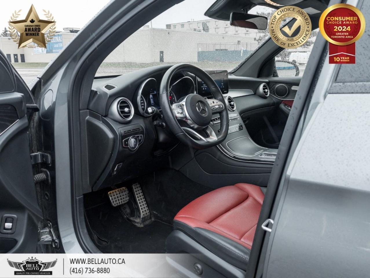 2021 Mercedes-Benz GLC 300 COUPE | AMGPKG | REDLEATHER | NAVI | MOONROOF | BACKUPCAM | B.SPOT | TPMS | NOACCIDENT Toronto ON