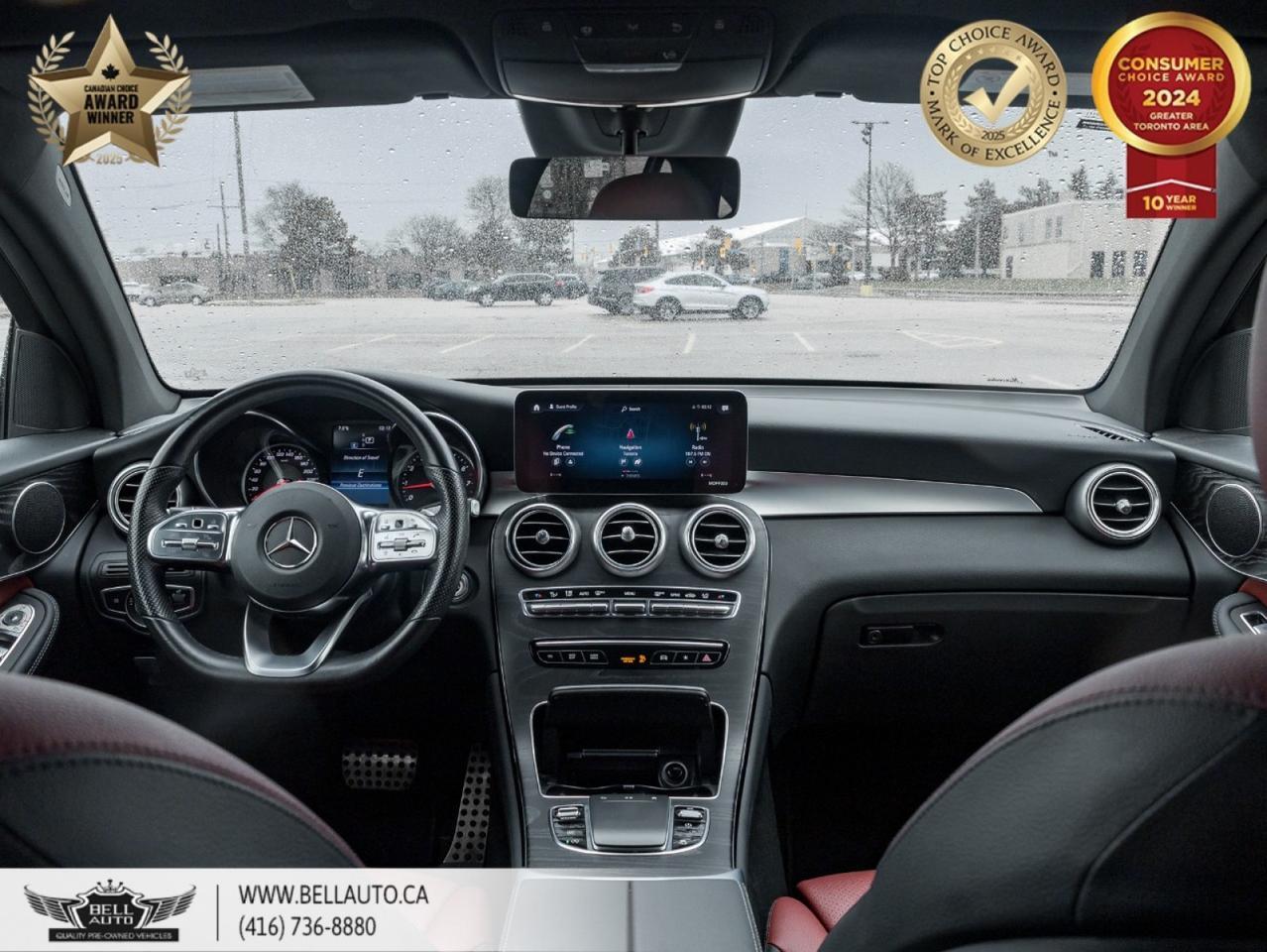 2021 Mercedes-Benz GLC 300 COUPE | AMGPKG | REDLEATHER | NAVI | MOONROOF | BACKUPCAM | B.SPOT | TPMS | NOACCIDENT Toronto ON