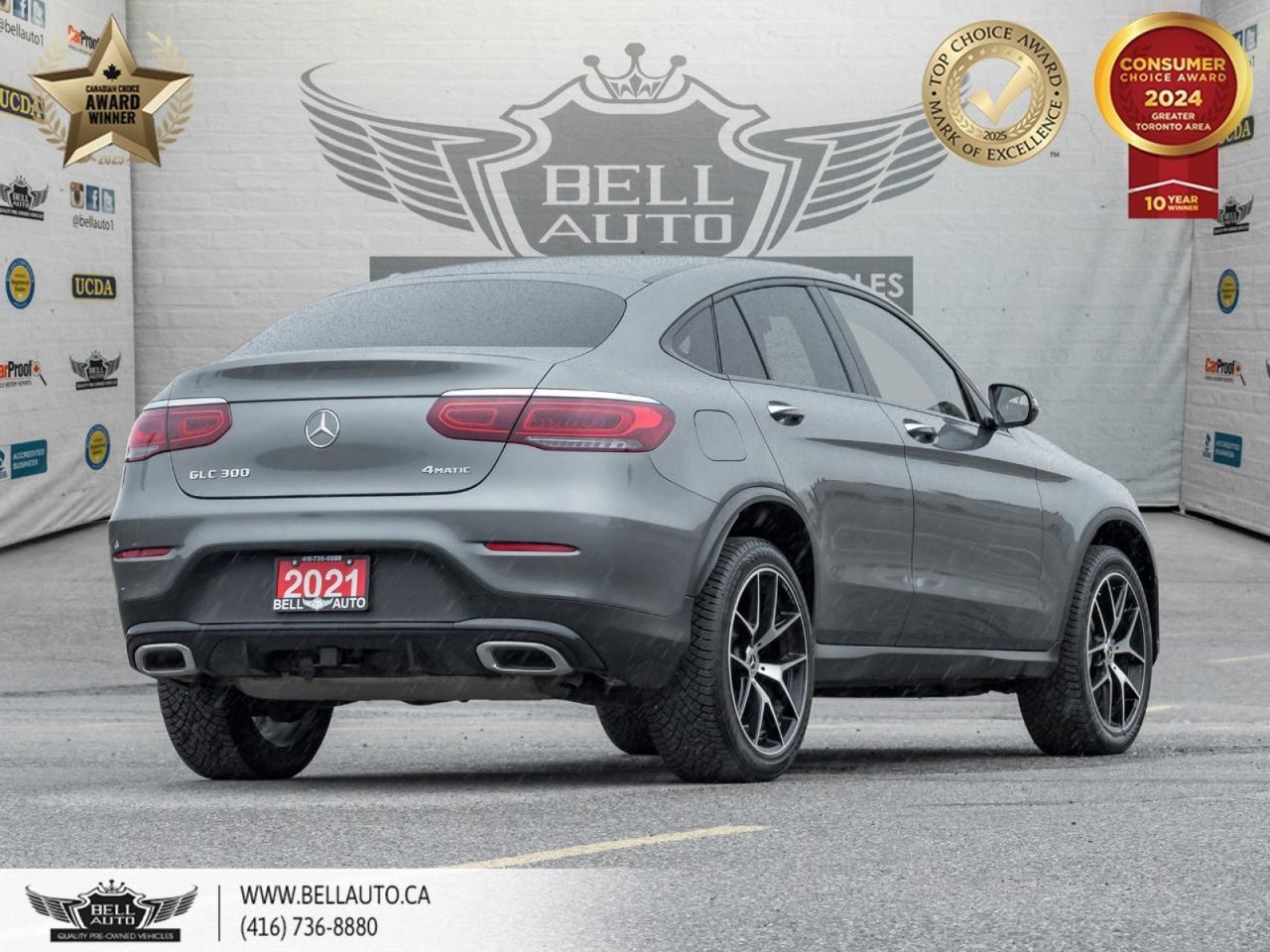2021 Mercedes-Benz GLC 300 COUPE | AMGPKG | REDLEATHER | NAVI | MOONROOF | BACKUPCAM | B.SPOT | TPMS | NOACCIDENT Toronto ON