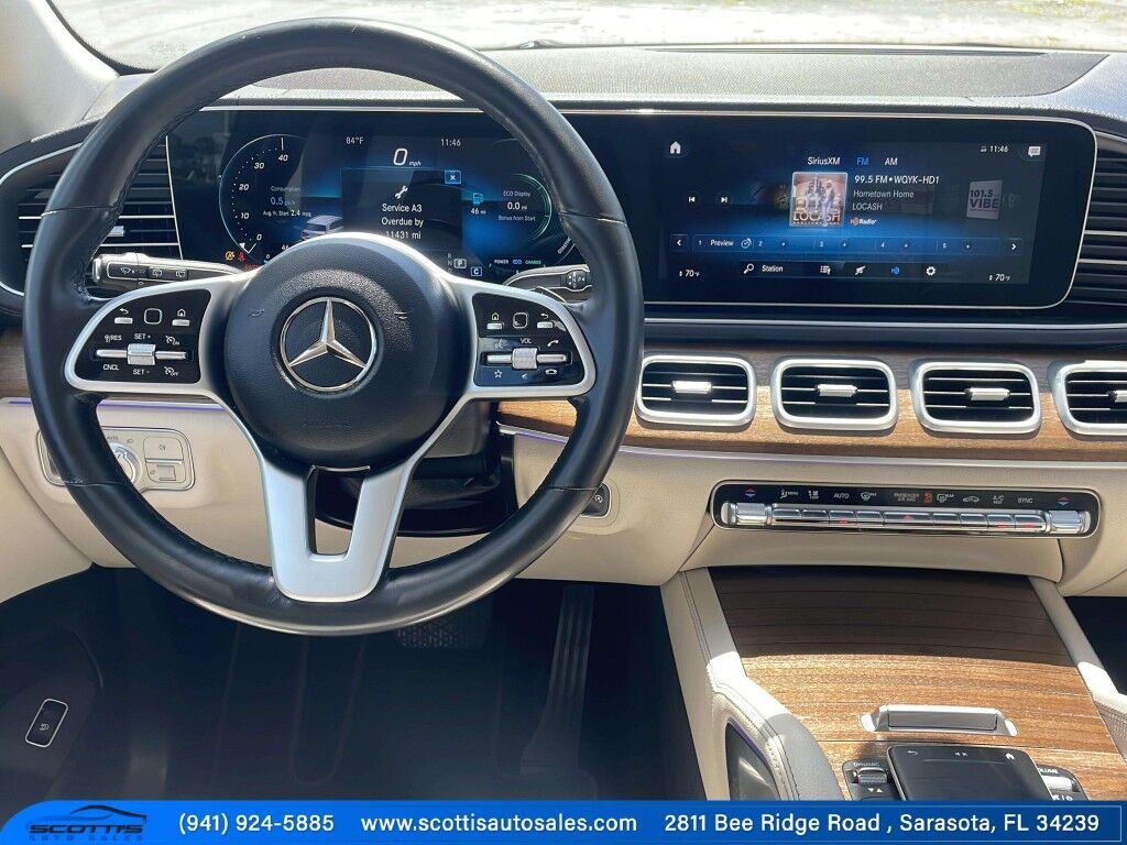 2021 Mercedes-Benz GLS GLS 450~APPLE CARPLAY~BLIND SPOT WARNING~BUCKETS SEATS~CRASH SENSORS~LEATHER SEATS~MOONROOF / SUNROOF~REAR CAR APPROACH WARNING~REMOTE ENGINE START~Wi-Fi COMPATIBLE?~LOW MILES Sarasota FL