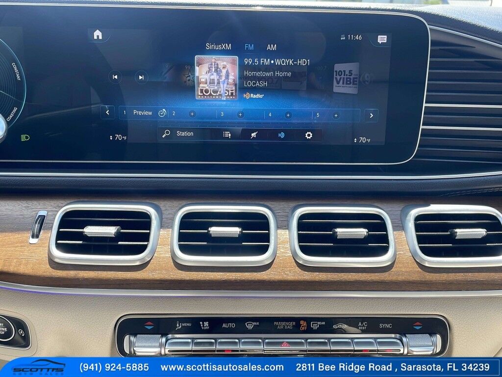 2021 Mercedes-Benz GLS GLS 450~APPLE CARPLAY~BLIND SPOT WARNING~BUCKETS SEATS~CRASH SENSORS~LEATHER SEATS~MOONROOF / SUNROOF~REAR CAR APPROACH WARNING~REMOTE ENGINE START~Wi-Fi COMPATIBLE?~LOW MILES Sarasota FL