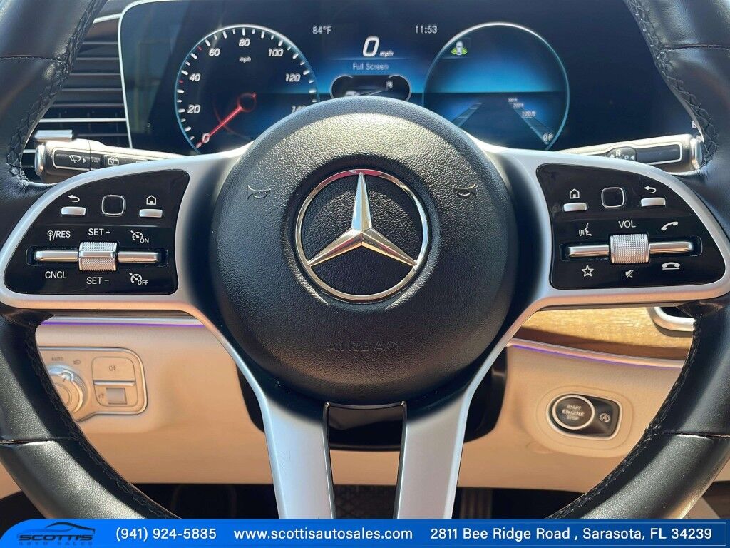 2021 Mercedes-Benz GLS GLS 450~APPLE CARPLAY~BLIND SPOT WARNING~BUCKETS SEATS~CRASH SENSORS~LEATHER SEATS~MOONROOF / SUNROOF~REAR CAR APPROACH WARNING~REMOTE ENGINE START~Wi-Fi COMPATIBLE?~LOW MILES Sarasota FL