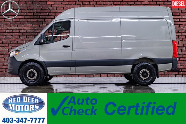 2021 Mercedes-Benz Sprinter 2500 High Roof Cargo Van Diesel BCam Red Deer AB