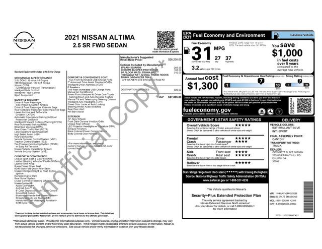 2021 Nissan Altima 2.5 SR Raleigh NC