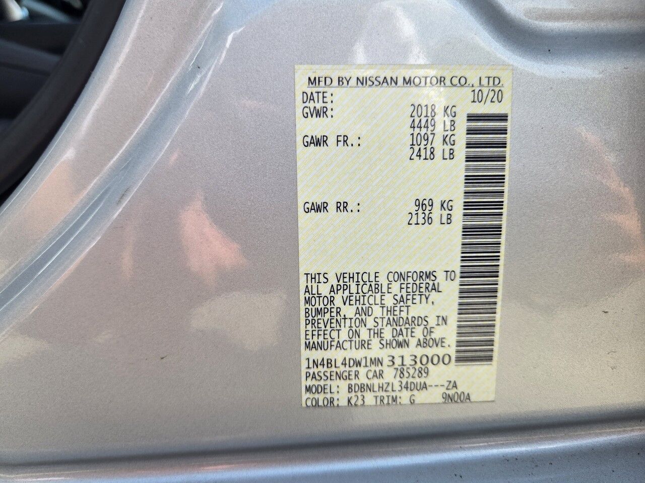 2021 Nissan Altima 2.5 SV Charlton MA