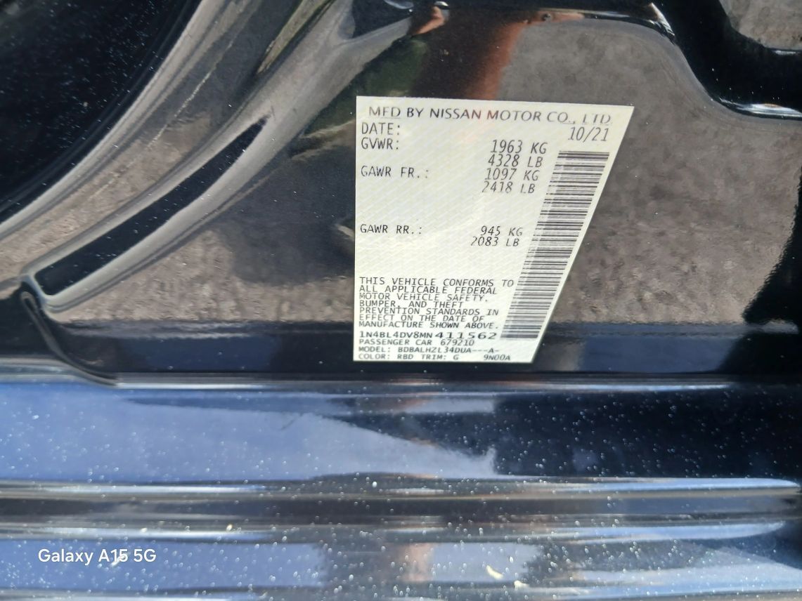 2021 Nissan Altima 2.5 SV Sedan 4D Maitland FL