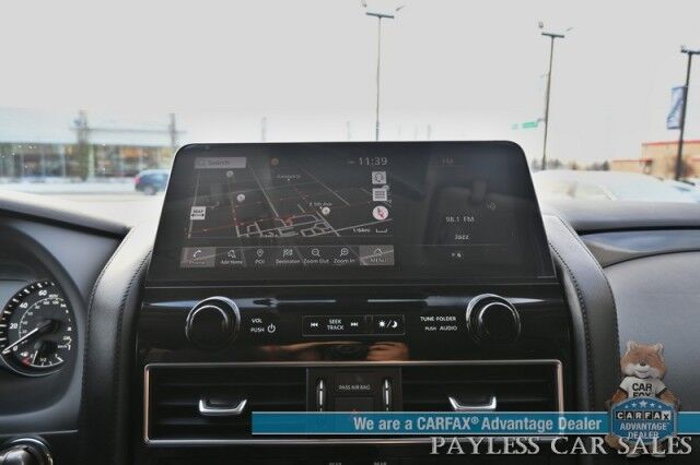 2021 Nissan Armada SV / AWD / AutoStart / 5.6L V8 / Power & Heated Leather Seats / Navigation / Lane Departure & Blind Spot Alert / Apple CarPlay & Android Auto / Adaptive Cruise / Keyless Entry & Start / 3rd Row / Seats 8 Anchorage AK
