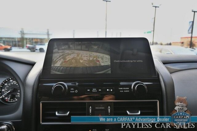 2021 Nissan Armada SV / AWD / AutoStart / 5.6L V8 / Power & Heated Leather Seats / Navigation / Lane Departure & Blind Spot Alert / Apple CarPlay & Android Auto / Adaptive Cruise / Keyless Entry & Start / 3rd Row / Seats 8 Anchorage AK