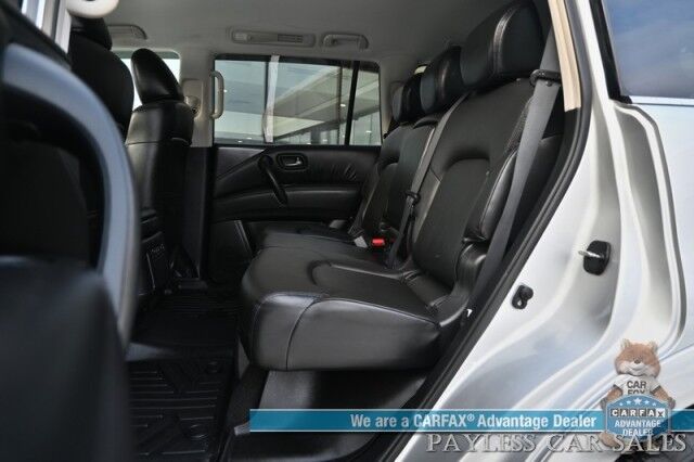 2021 Nissan Armada SV / AWD / AutoStart / 5.6L V8 / Power & Heated Leather Seats / Navigation / Lane Departure & Blind Spot Alert / Apple CarPlay & Android Auto / Adaptive Cruise / Keyless Entry & Start / 3rd Row / Seats 8 Anchorage AK