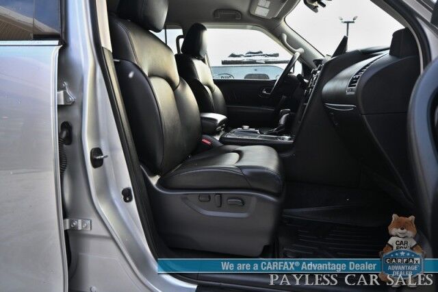 2021 Nissan Armada SV / AWD / AutoStart / 5.6L V8 / Power & Heated Leather Seats / Navigation / Lane Departure & Blind Spot Alert / Apple CarPlay & Android Auto / Adaptive Cruise / Keyless Entry & Start / 3rd Row / Seats 8 Anchorage AK