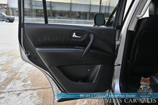 2021 Nissan Armada SV / AWD / AutoStart / 5.6L V8 / Power & Heated Leather Seats / Navigation / Lane Departure & Blind Spot Alert / Apple CarPlay & Android Auto / Adaptive Cruise / Keyless Entry & Start / 3rd Row / Seats 8 Anchorage AK