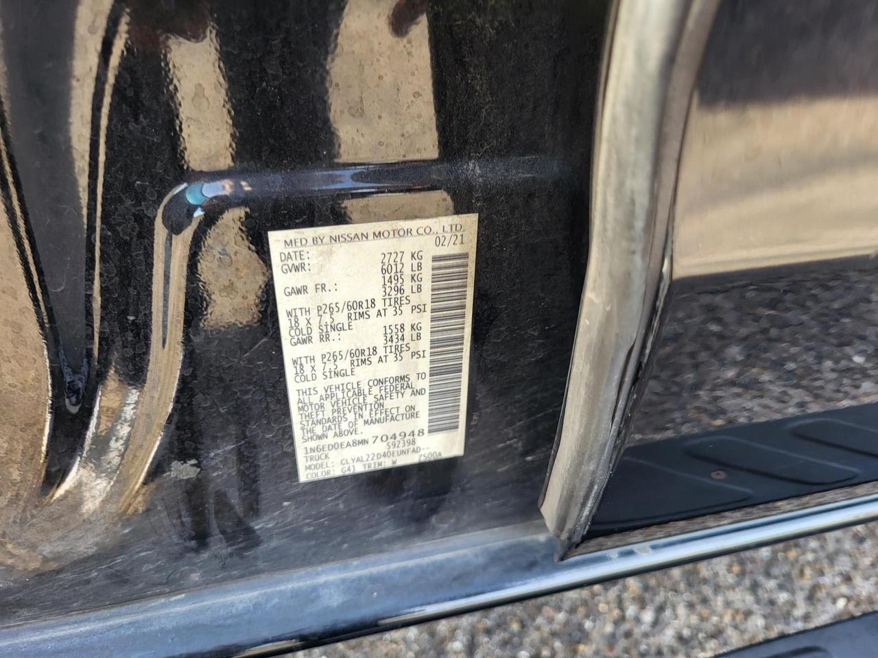 2021 Nissan Frontier Crew Cab 4x2 SV Auto Beeville TX