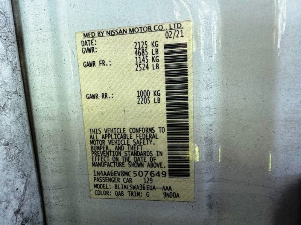 2021 Nissan Maxima SR Miami FL