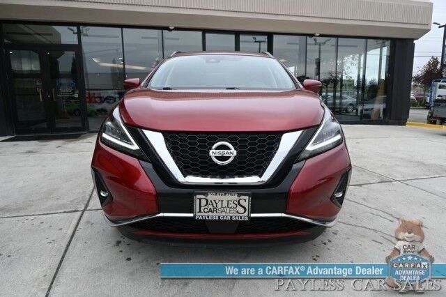 2021 Nissan Murano SV / AWD / Auto Start / Premium Cloth Seats / Adaptive Cruise Control / Blind Spot & Lane Alert / Collision Alert / Apple CarPlay & Android Auto / Back up Camera / Keyless Entry & Start / 28 MPG Anchorage AK