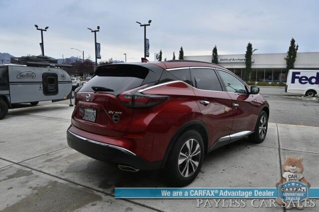 2021 Nissan Murano SV / AWD / Auto Start / Premium Cloth Seats / Adaptive Cruise Control / Blind Spot & Lane Alert / Collision Alert / Apple CarPlay & Android Auto / Back up Camera / Keyless Entry & Start / 28 MPG Anchorage AK