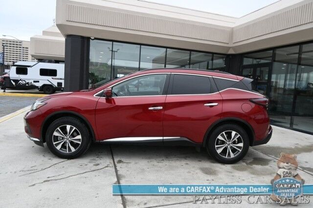 2021 Nissan Murano SV / AWD / Auto Start / Premium Cloth Seats / Adaptive Cruise Control / Blind Spot & Lane Alert / Collision Alert / Apple CarPlay & Android Auto / Back up Camera / Keyless Entry & Start / 28 MPG Anchorage AK