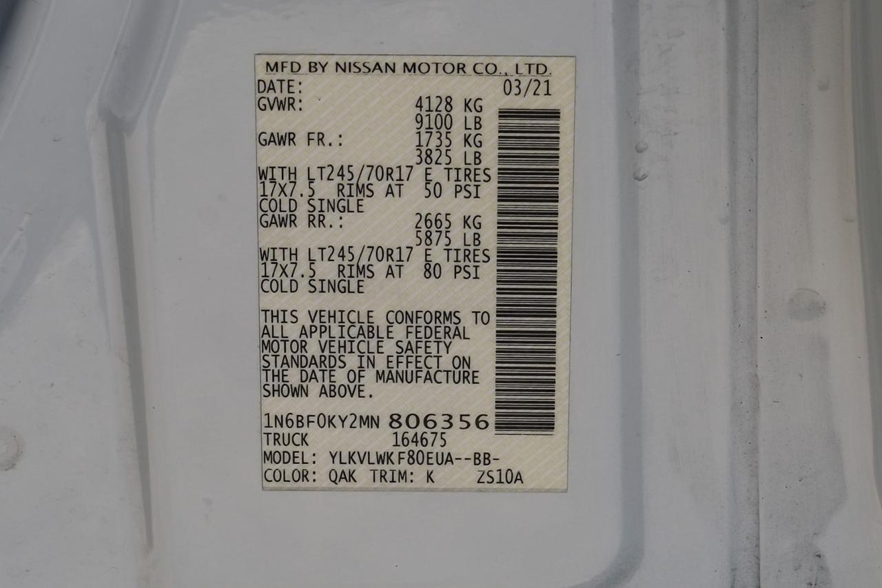 2021 Nissan NV Cargo S Farmers Branch TX