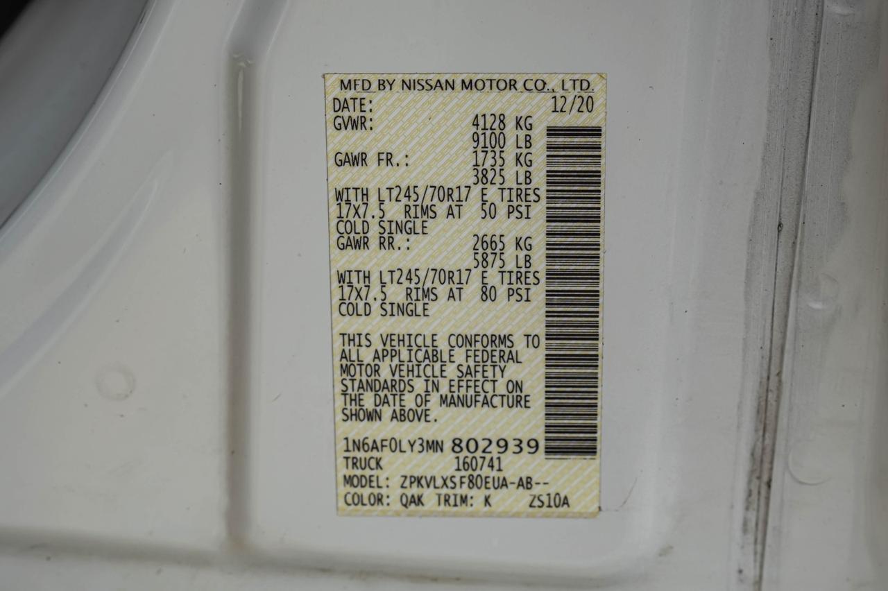 2021 Nissan NV Cargo SV Farmers Branch TX