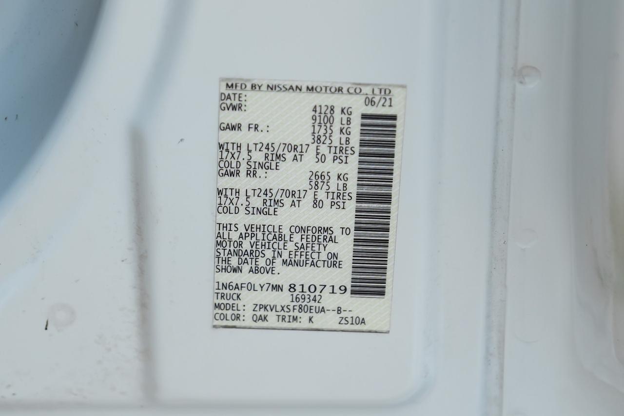 2021 Nissan NV Cargo SV Farmers Branch TX