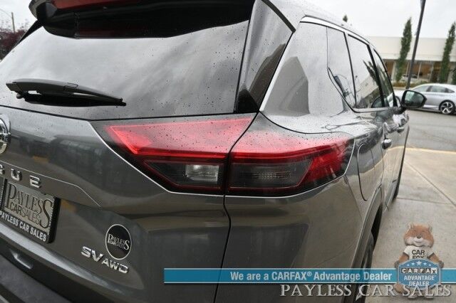 2021 Nissan Rogue SV / AWD / Auto Start / Power Driver's Seat / ProPilot Assist / Adaptive Cruise Control / Lane Departure & Blind Spot Alert / Apple CarPlay & Android Auto / USB Input / 360 View Camera / 32 MPG / Block Heater Anchorage AK