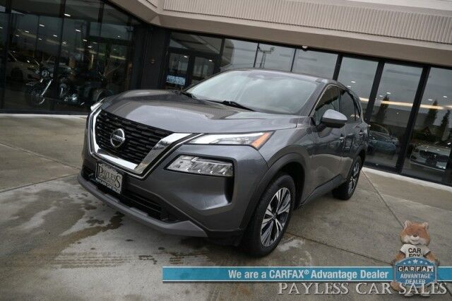 2021 Nissan Rogue SV / AWD / Auto Start / Power Driver's Seat / ProPilot Assist / Adaptive Cruise Control / Lane Departure & Blind Spot Alert / Apple CarPlay & Android Auto / USB Input / 360 View Camera / 32 MPG / Block Heater Anchorage AK