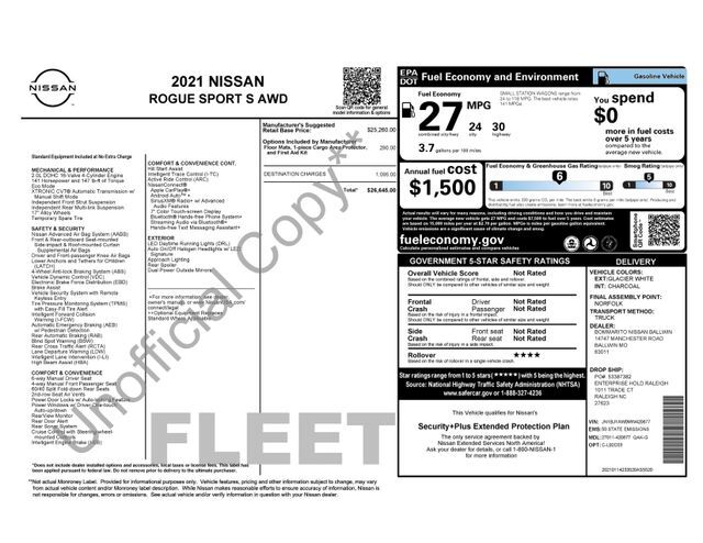 2021 Nissan Rogue Sport S Raleigh NC